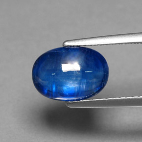 Cianite Blu naturale da 3.19 ct, Trasparente, Trasparente/Traslucido