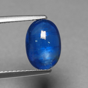 Cianite Blu naturale da 3.19 ct, Trasparente, Trasparente/Traslucido