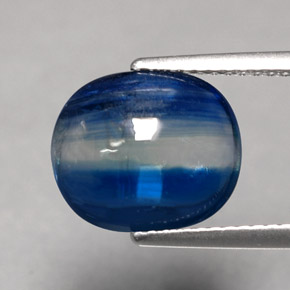Cianite Blu naturale da 4.55 ct, Trasparente, Trasparente/Traslucido