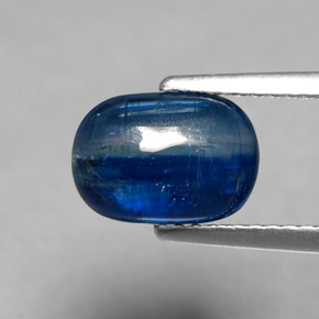 Cianite naturale blu da 2,91 ct, trasparente, trasparente/traslucido