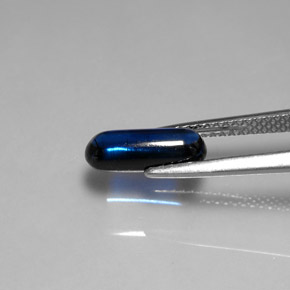 Cianite Blu scuro naturale da 1.74 ct, Trasparente, Trasparente/Traslucido