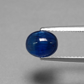 Cianite Blu scuro naturale da 1.74 ct, Trasparente, Trasparente/Traslucido