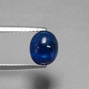 Cianite Blu scuro naturale da 1.74 ct, Trasparente, Trasparente/Traslucido