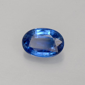 Cianite naturale blu da 1,12 ct, taglio ovale, VS