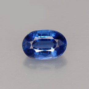 Cianite naturale blu da 1,02 ct, taglio ovale, VS-SI