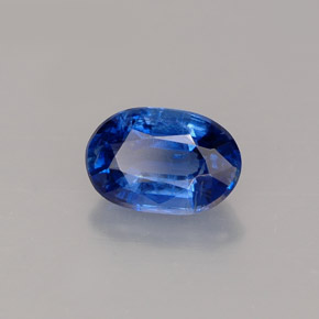 Cianite naturale blu da 1,02 ct, taglio ovale, VS-SI