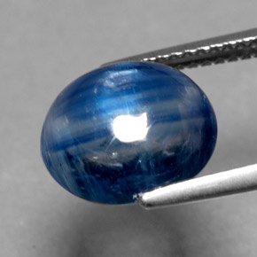 Cianite naturale blu da 4,83 ct, trasparente, trasparente/traslucido