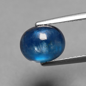 Cianite Blu naturale da 3.06 ct, Taglio ovale, Traslucido