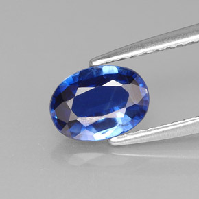 Cianite naturale blu da 0,98 ct, taglio ovale, VS