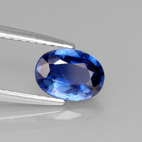 Cianite naturale blu da 0,98 ct, taglio ovale, VS