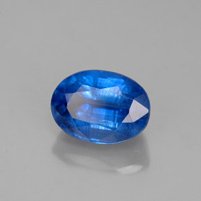 Cianite naturale blu da 1,44 ct, taglio ovale, VS-SI