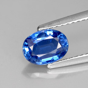 Cianite naturale blu da 1,04 ct, taglio ovale, VS-SI