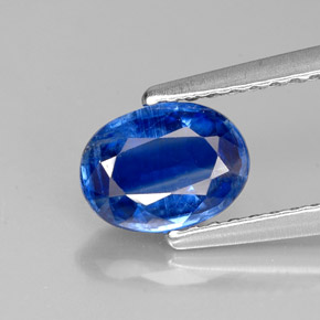 Cianite naturale blu da 1,06 ct, taglio ovale, VS-SI