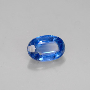 Cianite Blu naturale da 0.68 ct, Taglio ovale, VS-SI