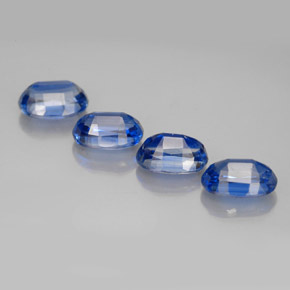 Gemme di Cianite Blu naturale da  ct, Taglio ovale, VS-SI