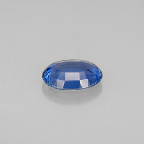 Cianite naturale blu da 1,18 ct, taglio ovale, VVS-VS