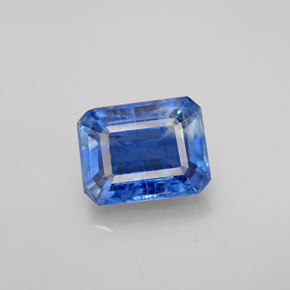 Cianite Blu naturale da 3.32 ct, Taglio smeraldo, SI