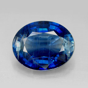 Cianite naturale blu da 11,63 ct, taglio ovale, SI