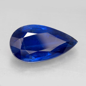 Cianite Blu naturale da 10.61 ct, Forma a pera, SI