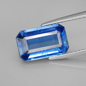 Cianite Blu naturale da 3.79 ct, Taglio smeraldo, SI