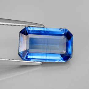 Cianite Blu naturale da 3.79 ct, Taglio smeraldo, SI