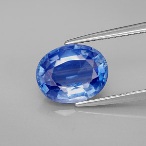 Cianite Blu naturale da 3.27 ct, Taglio ovale, SI