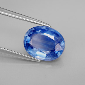 Cianite Blu naturale da 3.27 ct, Taglio ovale, SI