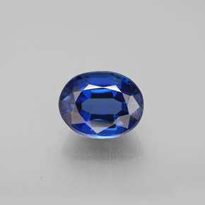Cianite naturale blu da 2,77 ct, taglio ovale, VS