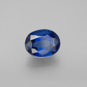 Cianite naturale blu da 2,77 ct, taglio ovale, VS