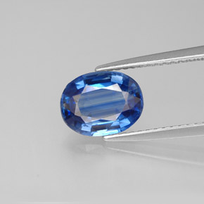 Cianite naturale blu da 2,07 ct, taglio ovale, VS
