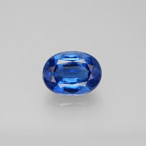 Cianite naturale blu da 2,34 ct, taglio ovale, VS-SI