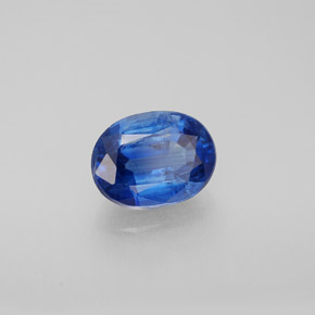 Cianite naturale blu da 2,34 ct, taglio ovale, VS-SI