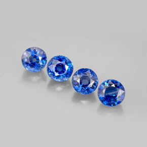 Cianite naturale blu da  ct, taglio rotondo, VS