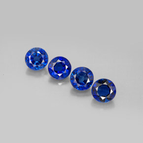 Gemme di Cianite Blu naturale da  ct, Taglio rotondo, VS