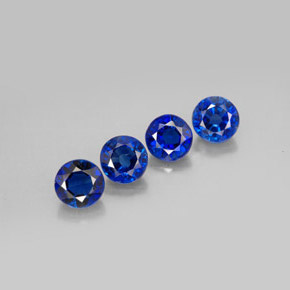 Gemme di Cianite Blu naturale da  ct, Taglio rotondo, VS