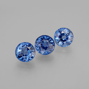 Cianite naturale blu da  ct, taglio rotondo, VS