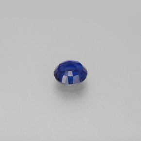 Cianite naturale blu da 0,71 ct, taglio rotondo, VS