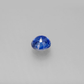 Cianite naturale blu da 0,76 ct, taglio rotondo, VS