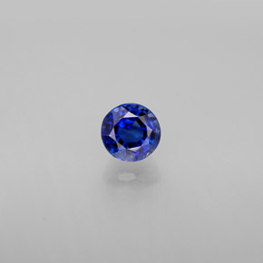 Cianite naturale blu da 0,78 ct, taglio rotondo, VS