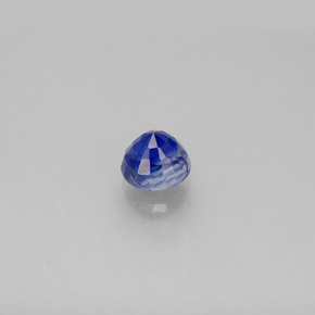 Cianite naturale blu da 0,78 ct, taglio rotondo, VS