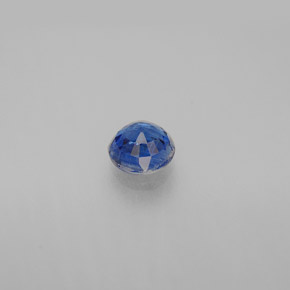 Cianite naturale blu da 0,70 ct, taglio rotondo, VS