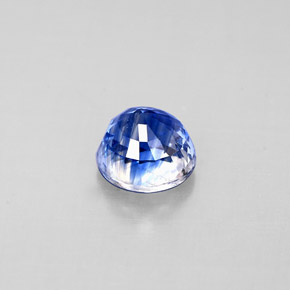 Cianite naturale blu da 0,84 ct, taglio rotondo, VS