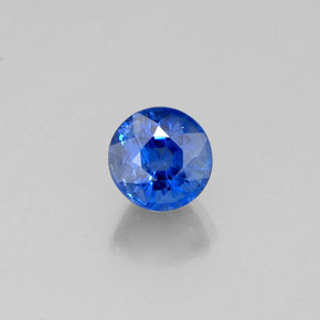 Cianite naturale blu da 0,50 ct, taglio rotondo, VS-SI