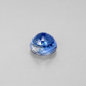 Cianite naturale blu da 0,78 ct, taglio rotondo, VS