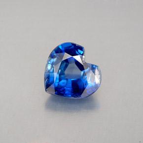 Cianite naturale blu da 2,15 ct, a forma di cuore, VS-SI