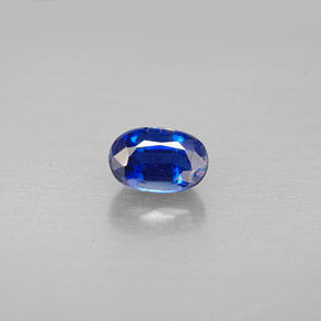 Cianite naturale blu da 0,80 ct, taglio ovale, VS