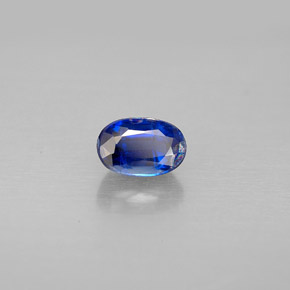 Cianite naturale blu da 0,80 ct, taglio ovale, VS