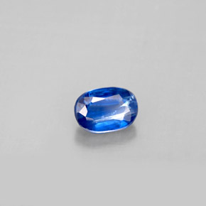 Cianite naturale blu da 0,70 ct, taglio ovale, VS