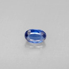 Cianite naturale blu da 0,68 ct, taglio ovale, VS