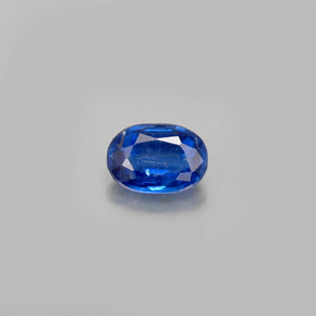 Cianite naturale blu da 0,59 ct, taglio ovale, VS